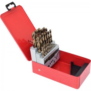 25PCS DIN338 HSS Twist Drill Bit Set From 1-13mm