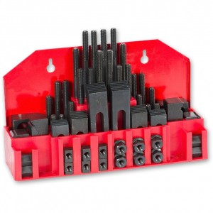 58pcs Clamping Kit With Metric & Inch Size