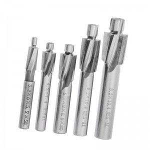 3 Flutes HSS Counterbore Drill  Bit With Metric And Inch Size