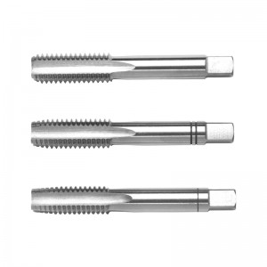 HSS 3PCS DIN352 Hand Tap Set With Taper And PLUG Or Bottoming Tap