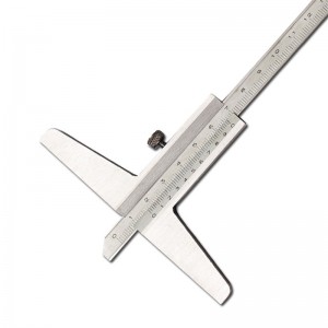 Depth Vernier Gauge With Stainless Steel And Monoblock Depth Type