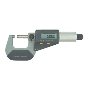 Precision IP54 Digital Outside Micrometer Of Inch & Metric With Data Output