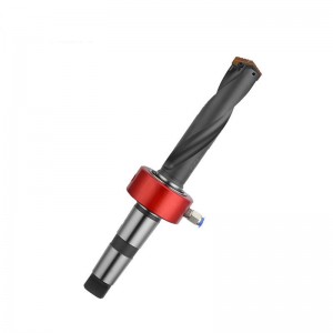 Indexable Spade Drill Holder With Helical Flute Holder And Taper Shank