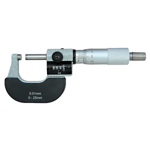 Precision Outside Micrometer With digit Counter Of Inch & Metric With Rachet Stop