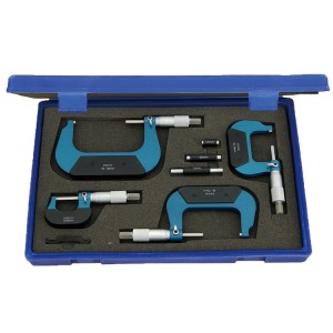 Outside Micrometer Set Of Inch & Metric For Industrial