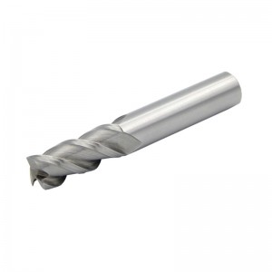 HSS Metric 4 Flute End Mills With Bright Or TiN And TiAlN Coated