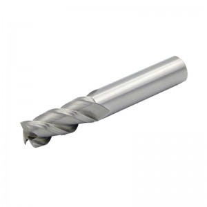 HSS Inch 4 Flute End Mills With Bright Or TiN And TiAlN Coated