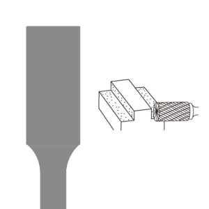 Type B Cylinder Tungsten Carbide Rotary Burr