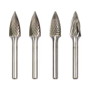 Type G Arc Pointed Tree Tungsten Carbide Rotary Burr