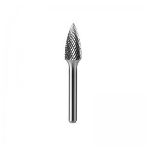 Type G Arc Pointed Tree Tungsten Carbide Rotary Burr