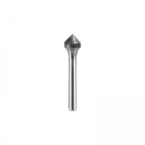 Type K-90 Degree Cone Tungsten Carbide Rotary Burr