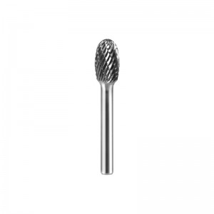 Type E Oval Tungsten Carbide Rotary Burr