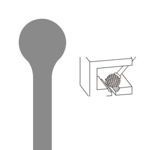 Type D Ball Tungsten Carbide Rotary Burr