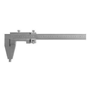 Precision Monoblock Vernier Caliper With Nib Style Jaws Of Metric & Imperial For Industrial